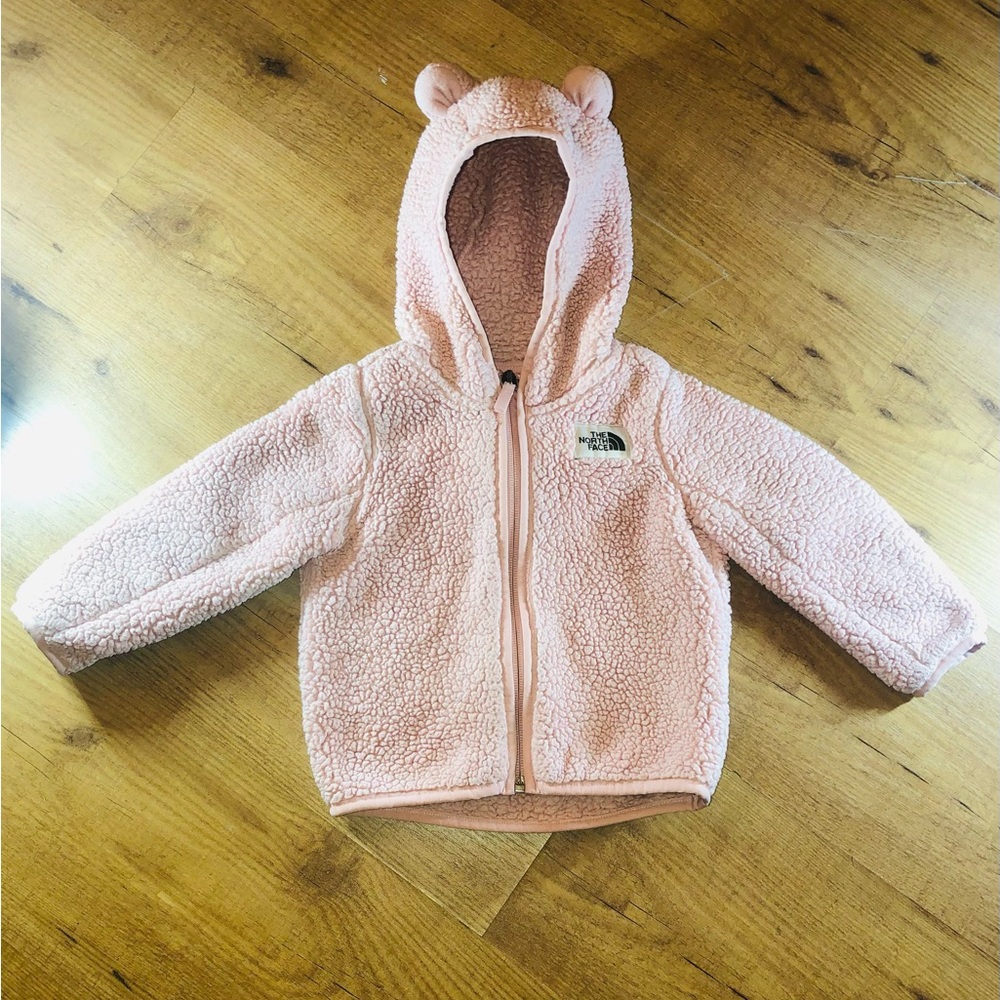 The North Face Pink Kids Fleece Hoodie